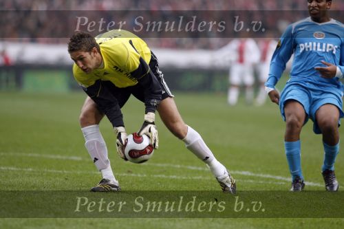 Amsterdam 12 november 2006
AJAX-PSV 0-1 in de arena. Maarten Stekelenburg en Jefferson Farfan
Peter Smulders bv