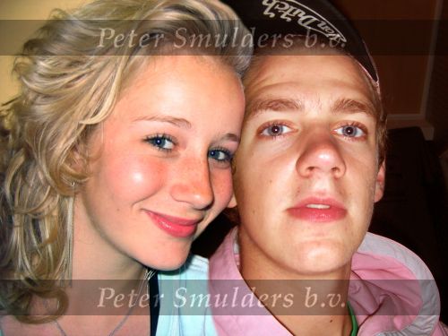 Nick de Reus uit Lemmer met zijn vriendin 2006