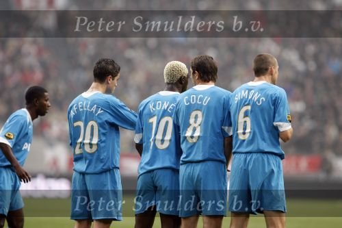 Amsterdam 12 november 2006
AJAX-PSV 0-1 in de arena. Philip Cocu Timmy Simons arouna Kone
Peter Smulders bv
