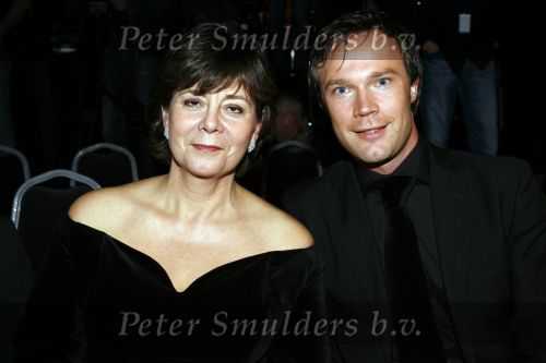 Amsterdam 30 oktober 2006.
Presentatie kledinglijn Gordon in het confectie centrum.  Rita Verdonk met de vriend van Gordon Bartho Boer