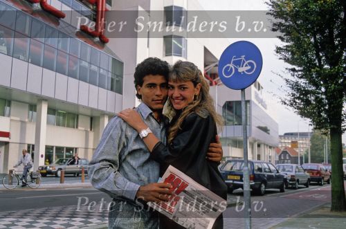 Eindhoven 1988
Romario met zijn ex-vrouw Monica