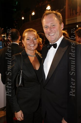 Amsterdam 20 oktober 2006
Uitreiking televizierring in het ij theater.
Ronald Goes met zijn vriendin Marjolein v Westerlo