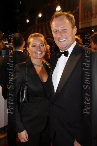 Amsterdam 20 oktober 2006
Uitreiking televizierring in het ij theater.
Ronald Goes met zijn vriendin Marjolein v Westerlo