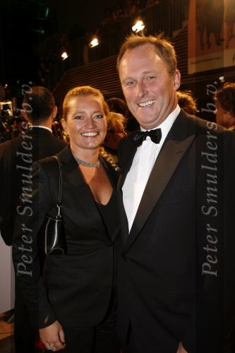 Amsterdam 20 oktober 2006
Uitreiking televizierring in het ij theater.
Ronald Goes met zijn vriendin Marjolein v Westerlo