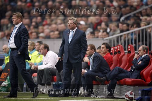 Amsterdam 12 november 2006
AJAX-PSV 0-1 in de arena.Ronald Koeman Tonnie Bruins Slot en Jan Wouters
Peter Smulders bv