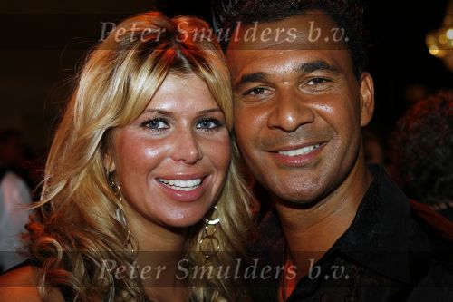 Amsterdam 30 oktober 2006.
Presentatie kledinglijn Gordon in het confectie centrum.  Ruud Gullit en Estelle Gullit