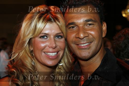 Amsterdam 30 oktober 2006.
Presentatie kledinglijn Gordon in het confectie centrum.  Ruud Gullit en Estelle Gullit