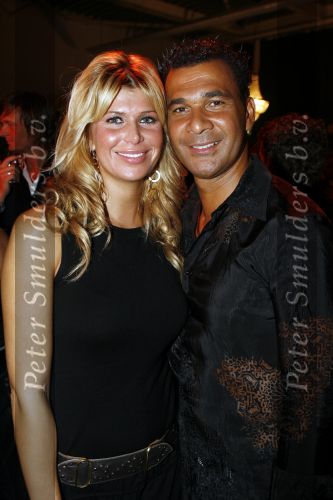 Amsterdam 30 oktober 2006.
Presentatie kledinglijn Gordon in het confectie centrum.  Ruud Gullit en Estelle Gullit