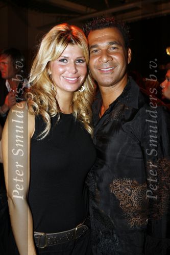 Amsterdam 30 oktober 2006.
Presentatie kledinglijn Gordon in het confectie centrum.  Ruud Gullit en Estelle Gullit