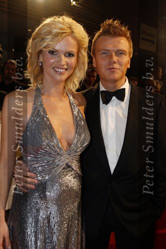 Amsterdam 20 oktober 2006
Uitreiking televizierring in het ij theater.
Tooske Breugem zwanger met haar man Bastiaan Ragas