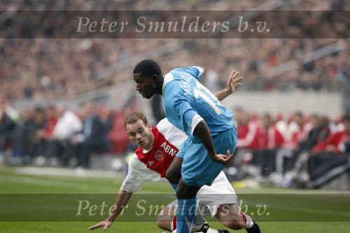 Amsterdam 12 november 2006
AJAX-PSV 0-1 in de arena. Wesley Sneijder en Mendez
Peter Smulders bv