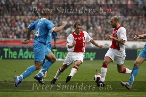 Amsterdam 12 november 2006
AJAX-PSV 0-1 in de arena. Wesley Sneijder met tatoo
Peter Smulders bv