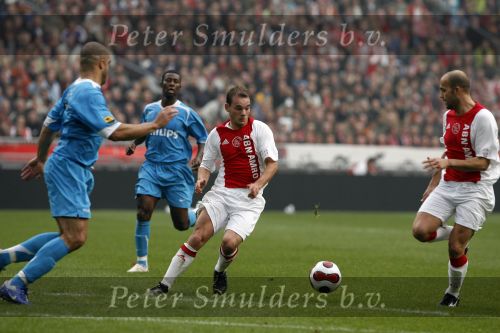 Amsterdam 12 november 2006
AJAX-PSV 0-1 in de arena. Wesley Sneijder  
Peter Smulders bv