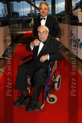 Amsterdam 20 oktober 2006
Uitreiking televizierring in het ij theater.
Willem Duys in rolstoel.