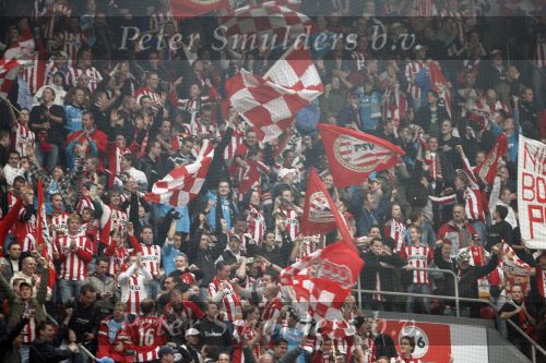 Amsterdam 12 november 2006
AJAX-PSV 0-1 in de arena. psv supporters blij
Peter Smulders bv
