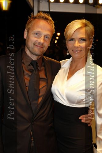 Amsterdam 23 oktober 2009
Televizierring 2009 in Carre in Amsterdam. Anita Witzier met vriend
Peter Smulders bv