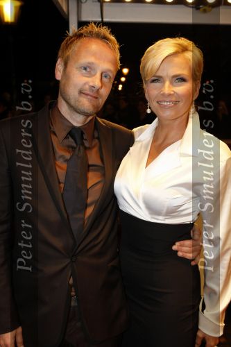Amsterdam 23 oktober 2009
Televizierring 2009 in Carre in Amsterdam. Anita Witzier met vriend
Peter Smulders bv