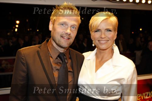 Amsterdam 23 oktober 2009
Televizierring 2009 in Carre in Amsterdam. Anita Witzier met vriend
Peter Smulders bv
