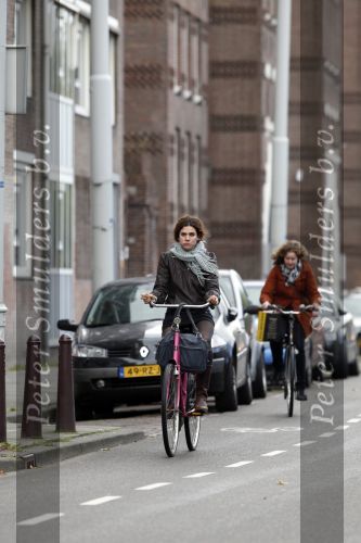 Amsterdam 16 oktober 2009
Anna Drijver op de fiets.
Peter Smulders bv