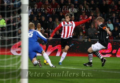Eindhoven, 22 November 2009
Kompetitiewedstrijd PSV-Heracles, eindstand 4-0 Seizoen 2009/2010
Danko Lazovic
Foto Edwin Smulders