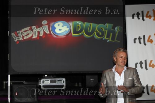 Amsterdam 21 oktober 2009
Erland Galjaard bij de presentatie in hotel arena van Ushi en dushi.  
Peter Smulders bv