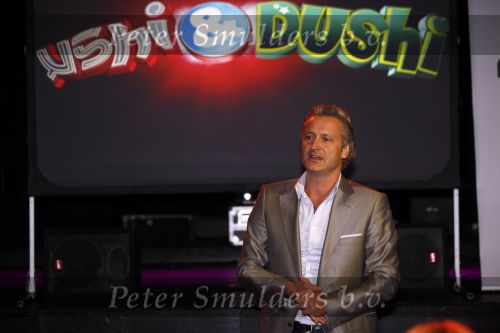 Amsterdam 21 oktober 2009
Erland Galjaard bij de presentatie in hotel arena van Ushi en dushi.  
Peter Smulders bv
