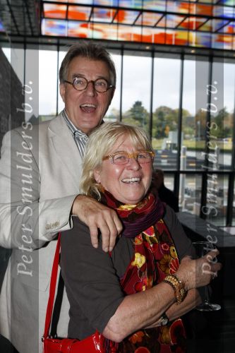 Hilversum 26 oktober 2009
Presentatie dvd en cd Ramses Shaffy bij beeld en geluid. Jeroen Krabbe met zijn vrouw Herma
Peter Smulders bv