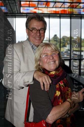 Hilversum 26 oktober 2009
Presentatie dvd en cd Ramses Shaffy bij beeld en geluid. Jeroen Krabbe met zijn vrouw Herma
Peter Smulders bv