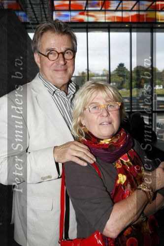 Hilversum 26 oktober 2009
Presentatie dvd en cd Ramses Shaffy bij beeld en geluid. Jeroen Krabbe met zijn vrouw Herma
Peter Smulders bv