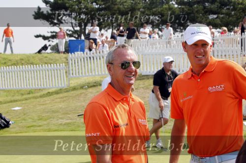 Zandvoort 28 september 2009
PRO Am KLM open met oa Johan Cruijff met Maarten lafeber