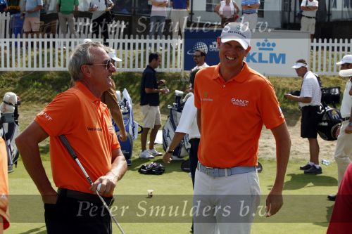 Zandvoort 28 september 2009
PRO Am KLM open met oa Johan Cruijff met Maarten lafeber