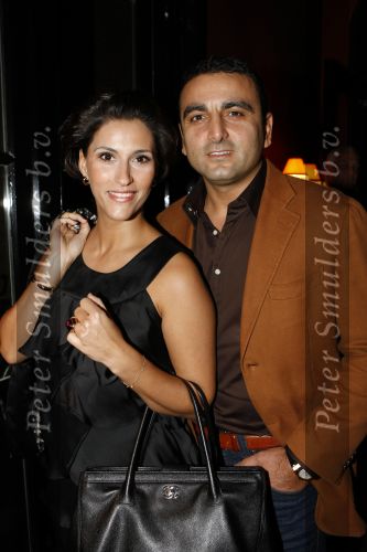 Amsterdam 3 november 2009
Modeshow en feestje in het college hotel. Kristina Bazilovic met vriend
Peter Smulders bv