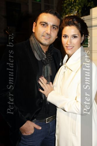 Amsterdam 29 oktober 2009
Beaumonde awards in het Amstel hotel. Kristina Bazilovic met vriend
Peter Smulders bv