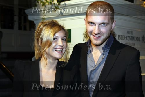 Amsterdam 29 oktober 2009
Beaumonde awards in het Amstel hotel. Lauren Verster met vriend
Peter Smulders bv