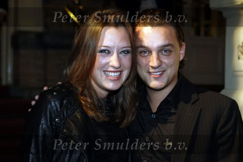 Amsterdam 29 oktober 2009
Beaumonde awards in het Amstel hotel. Lola Brood met vriend
Peter Smulders bv