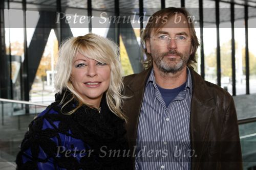 Hilversum 26 oktober 2009
Presentatie dvd en cd Ramses Shaffy bij beeld en geluid. Manuela Kemp met man
Peter Smulders bv