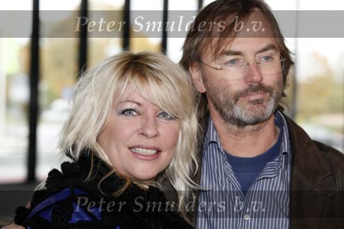 Hilversum 26 oktober 2009
Presentatie dvd en cd Ramses Shaffy bij beeld en geluid. Manuela Kemp met man
Peter Smulders bv