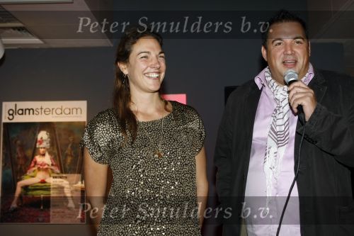 Amsterdam 12 oktober 2009
Presentatie nieuw  glossy magazine Glamsterdam. Marc v Rijen
Peter Smulders bv