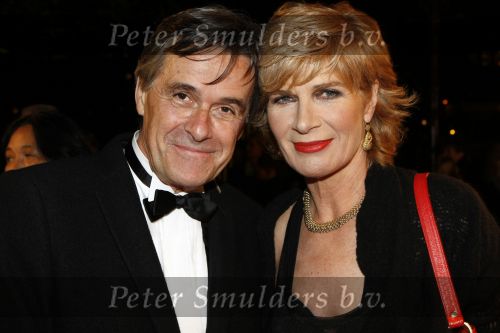 Amsterdam 23 oktober 2009
Televizierring 2009 in Carre in Amsterdam. Mieke v d Weij met man
Peter Smulders bv