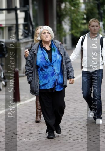Amsterdam 6 oktober 2009
Nelly Frijda op straat in Amsterdam.