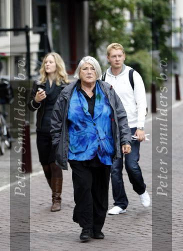Amsterdam 6 oktober 2009
Nelly Frijda op straat in Amsterdam.