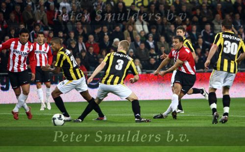 Eindhoven, 31 Oktober 2009
Kompetitiewedstrijd PSV-Vitesse, eindstand 1-0 Seizoen 2009/2010
Nordin Amrabat
Foto Junior Smulders