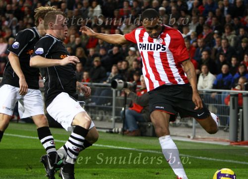 Eindhoven, 22 November 2009
Kompetitiewedstrijd PSV-Heracles, eindstand 4-0 Seizoen 2009/2010
Orlando Engelaar
Foto Edwin Smulders