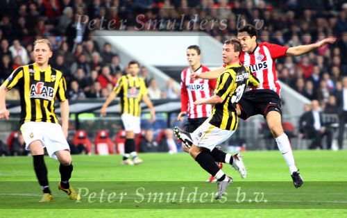 Eindhoven, 31 Oktober 2009
Kompetitiewedstrijd PSV-Vitesse, eindstand 1-0 Seizoen 2009/2010
Otman Bakkal
Foto Junior Smulders