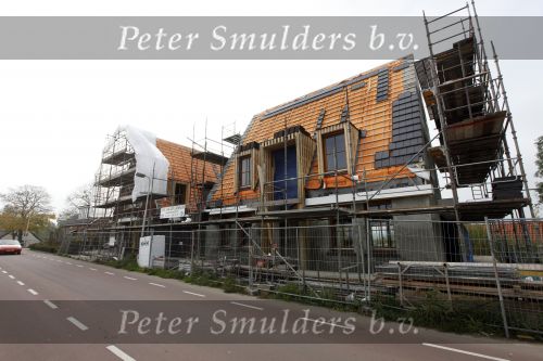 Ouderkerk aan de amstel 30 oktober 2009
De bouw van het nieuwe huis van Patty Brard vordert gestaag.
Peter Smulders bv