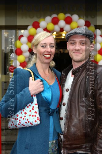 Eindhoven, 11 Oktober 2009
Premiere Pipo de Clown in stadsschouwburg
Plien v Beusekom met man
Foto Peter Smulders BV