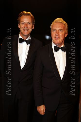 Leiden 30 oktober 2010
Premiere Soldaat van oranje op vliegbasis Valkenburg. Andre v Duin met partner
Peter Smulders bv