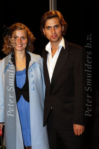 Leiden 30 oktober 2010
Premiere Soldaat van oranje op vliegbasis Valkenburg. Manuel Broekman met vriend
Peter Smulders bv