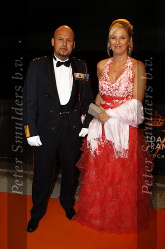 Leiden 30 oktober 2010
Premiere Soldaat van oranje op vliegbasis Valkenburg. Marco Kroon met zijn vrouw
Peter Smulders bv