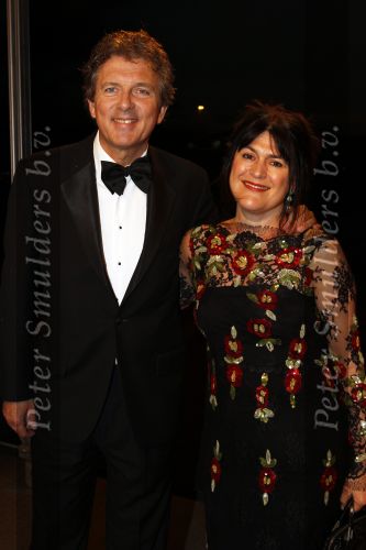 Leiden 30 oktober 2010
Premiere Soldaat van oranje op vliegbasis Valkenburg. Robert ten Brink met vrouw Roos
Peter Smulders bv